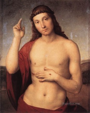 raphaël Tableau Peinture - Le maître du Christ bénissant Raphaël